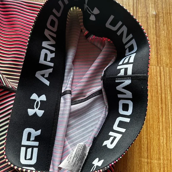 Under Armour Black and Pink Performance Athletic Shorts - Picture 7 of 9